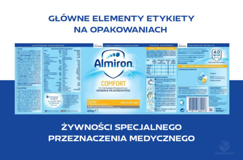 elementy etykiety na opakowaniach żywności specjalnego przeznaczenia medycznego
