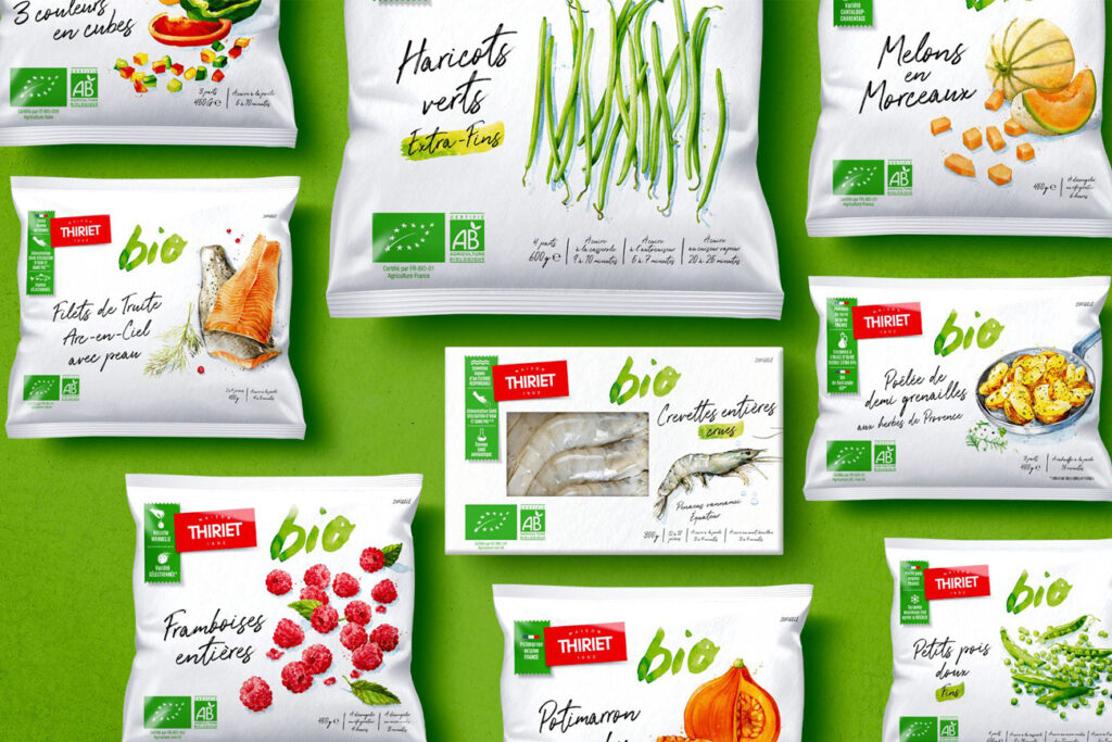 Opakowanie produktowe mrożonki