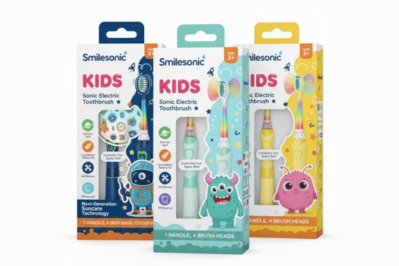 Projektowanie opakowań dla dzieci szczoteczki soniczne - Case Study Grafikola