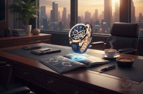 Nowoczesny katalog produktowy leżący na biurku, jako skuteczne narzędzie sprzedaży w biznesie