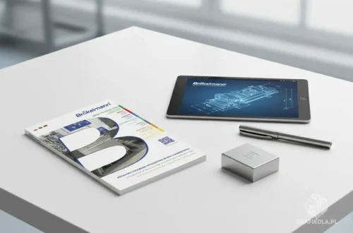 Nowoczesny projekt katalogu technicznego dla firmy Brokelmann autorstwa Grafikola.pl