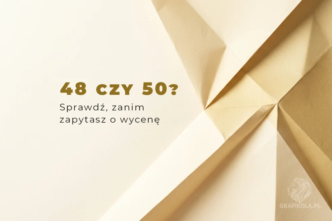 Sygnatury drukarskie i zasada wielokrotności 4 stron w katalogu — dlaczego cena druku katalogu rośnie skokowo — Grafikola.pl Studio Graficzne Poznań