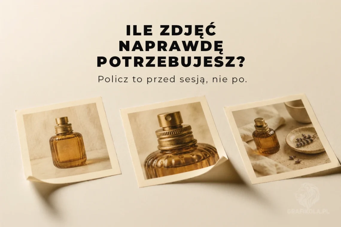 Ile zdjęć produktowych potrzebuje katalog — planowanie sesji zdjęciowej przed projektem — Grafikola.pl Studio Graficzne Poznań